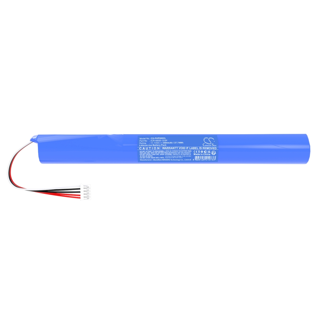 Batterie Sostituisce ICR18650-1S3P