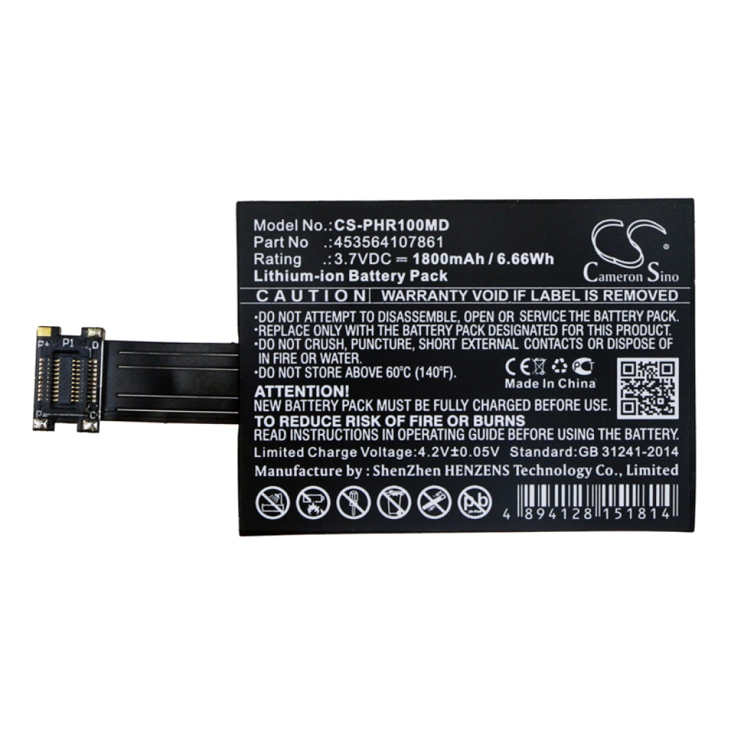 Sostituzione della batteria compatibile per Philips 453564107861