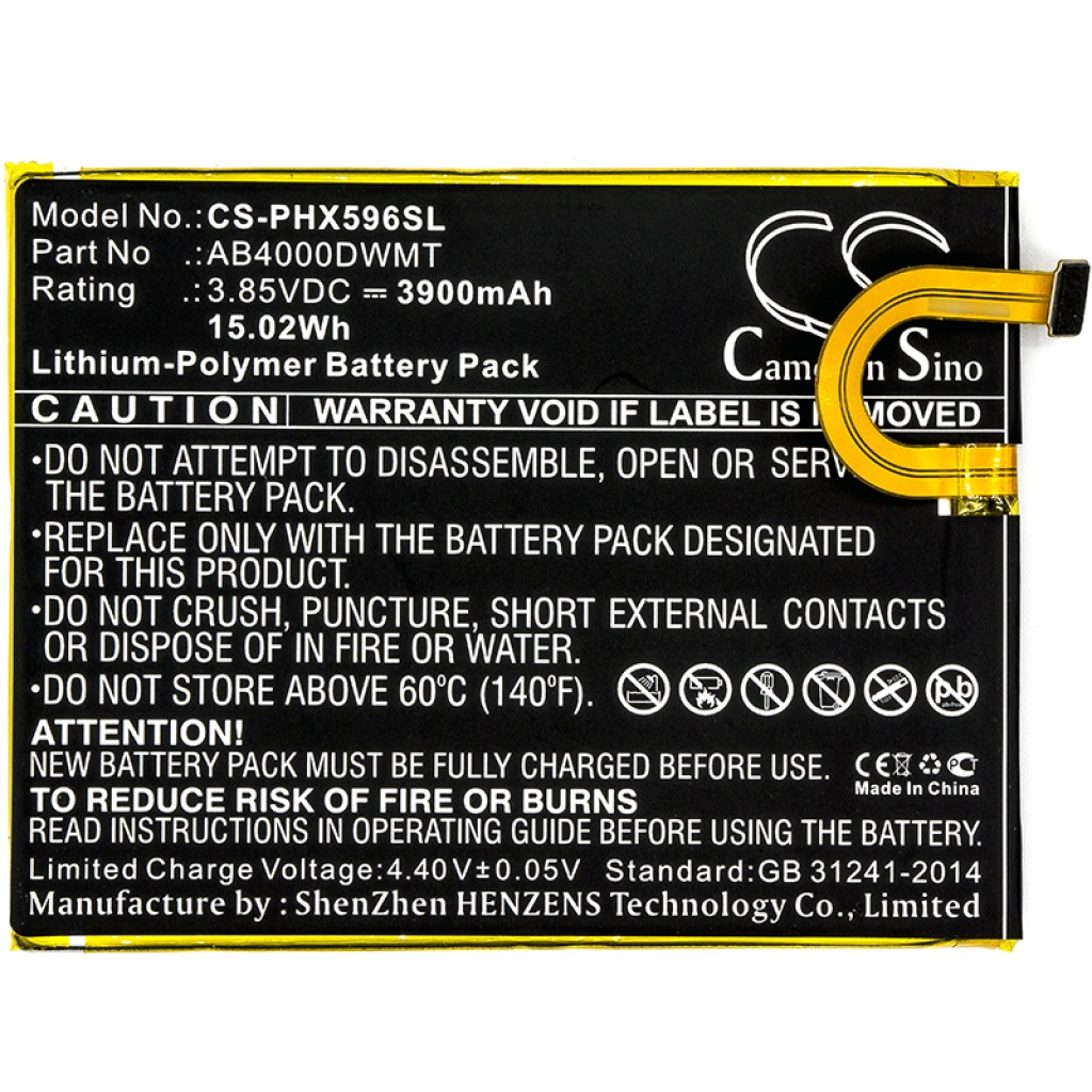 Batterie Sostituisce AB4000DWMV