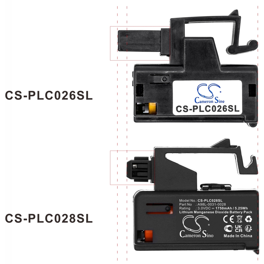 Sostituzione della batteria compatibile per GE A98L-0031-0026