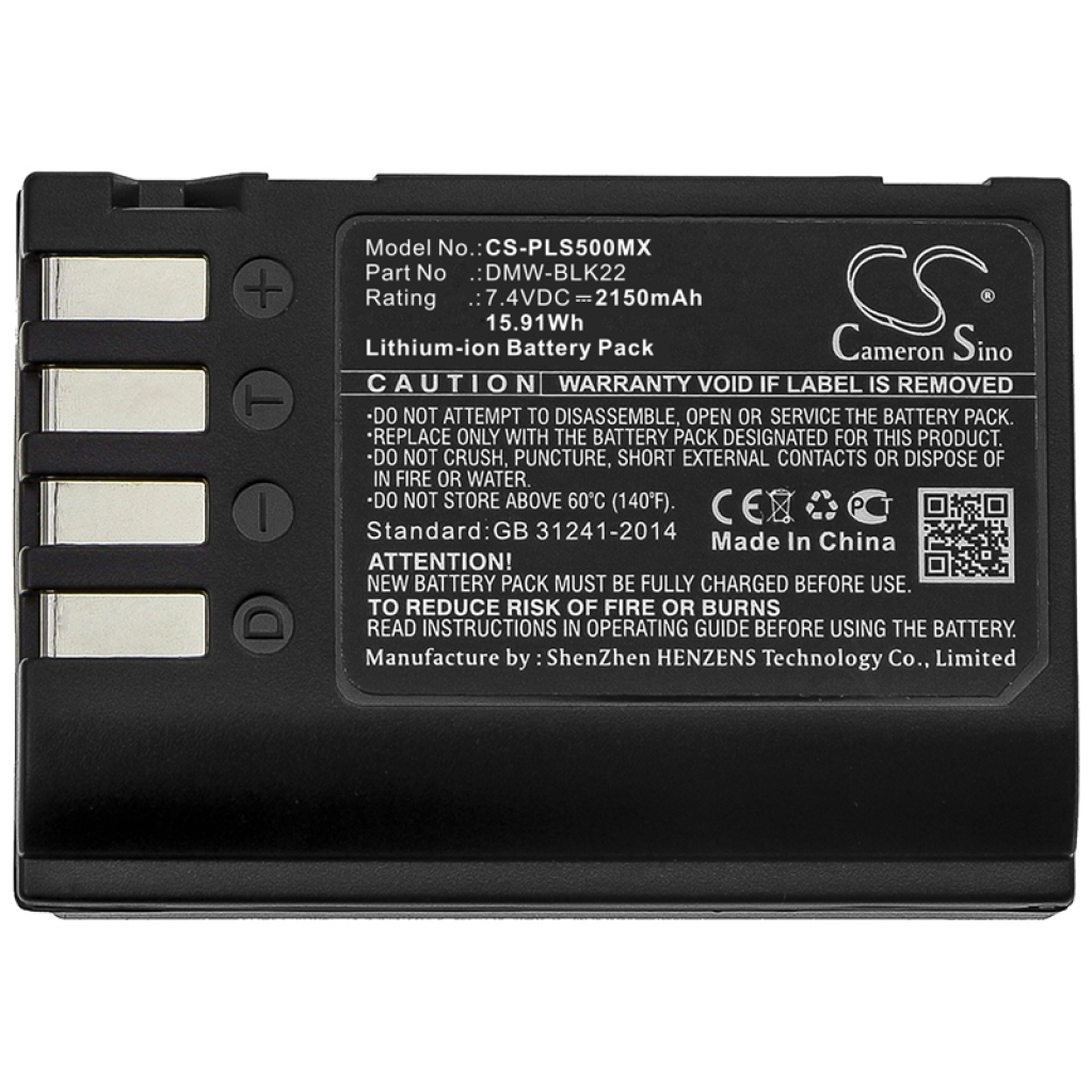 Batterie Sostituisce DMW-BLK22