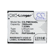 CS-PME504SL<br />Batterie per   sostituisce la batteria PAP5044BA