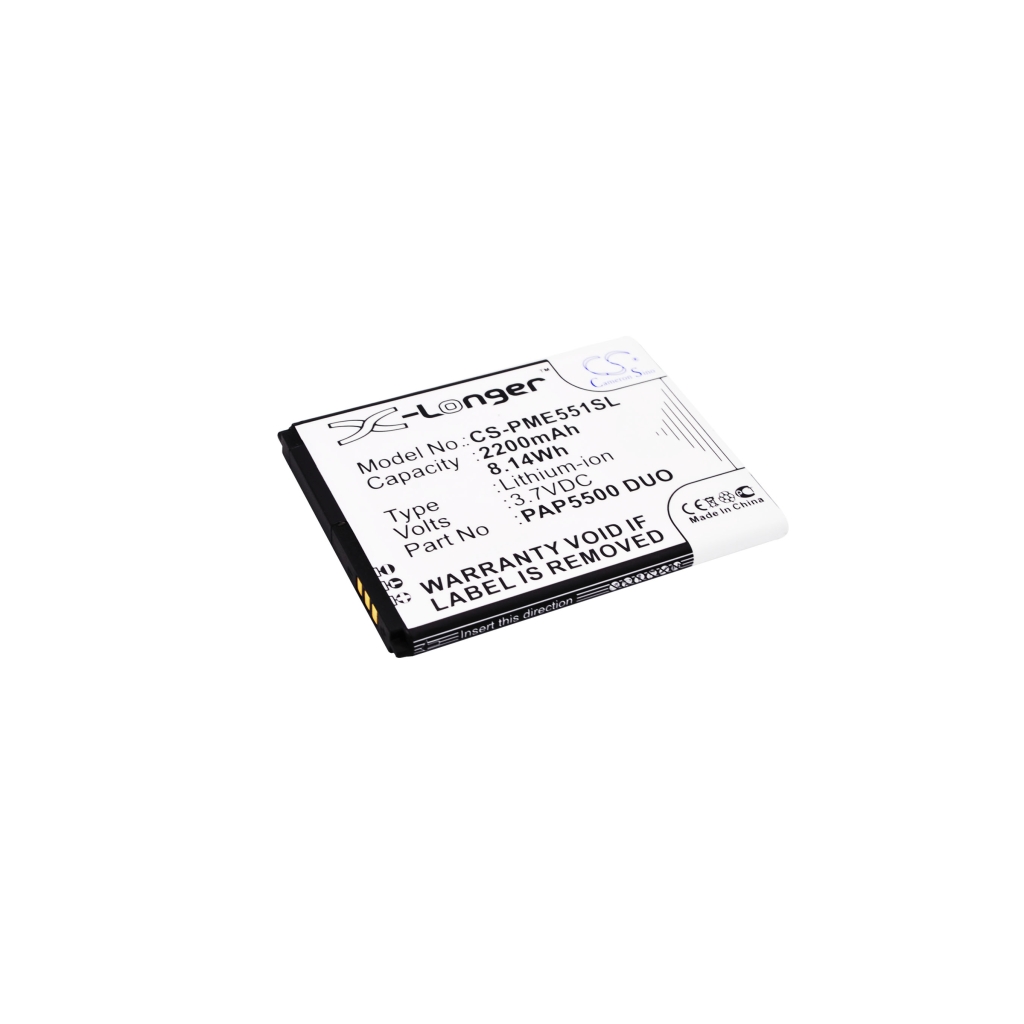 Compatible battery replacement for Prestigio PAP5500 DUO