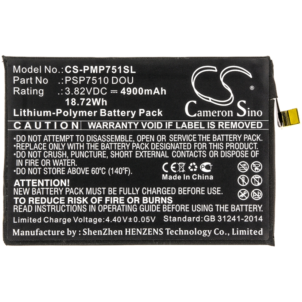 Battery Replaces PSP7510 DOU