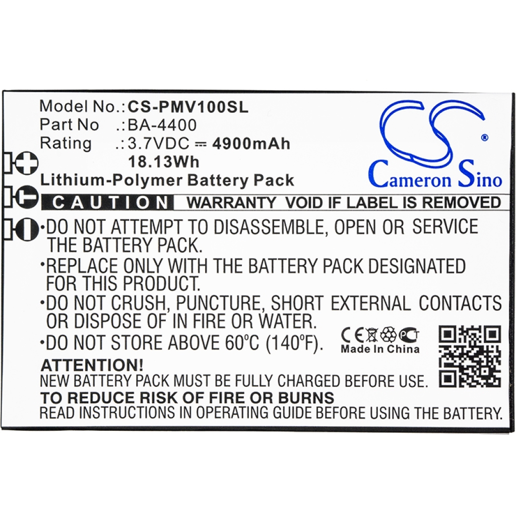 Sostituzione della batteria compatibile per Lawmate BA-4400