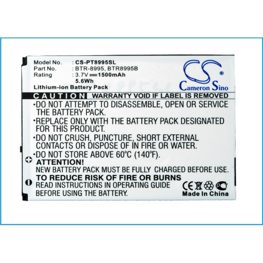 Sostituzione della batteria compatibile per Verizon BTR-8995,BTR8995B