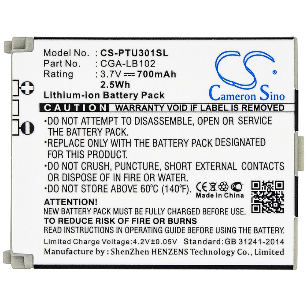 Batterie Sostituisce CGA-LB102