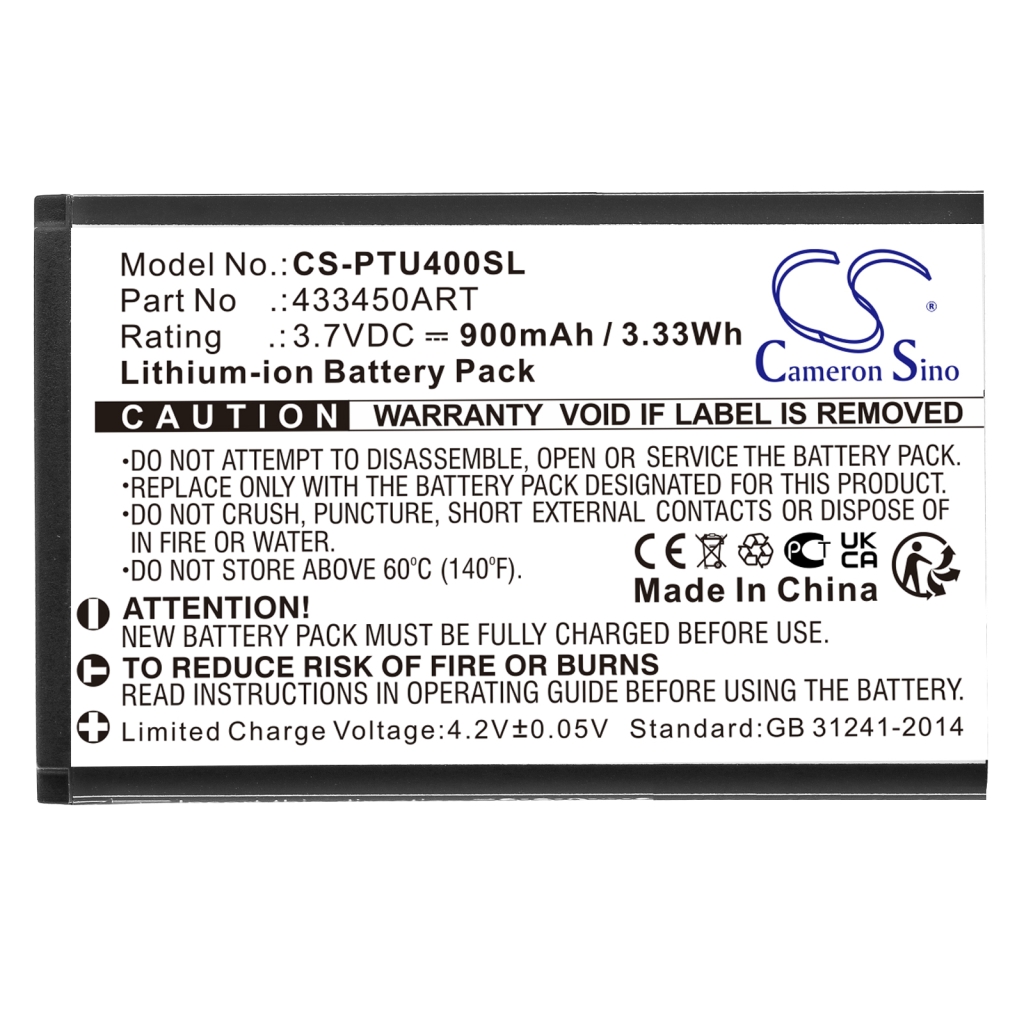 Compatible battery replacement for Panasonic 433450ART