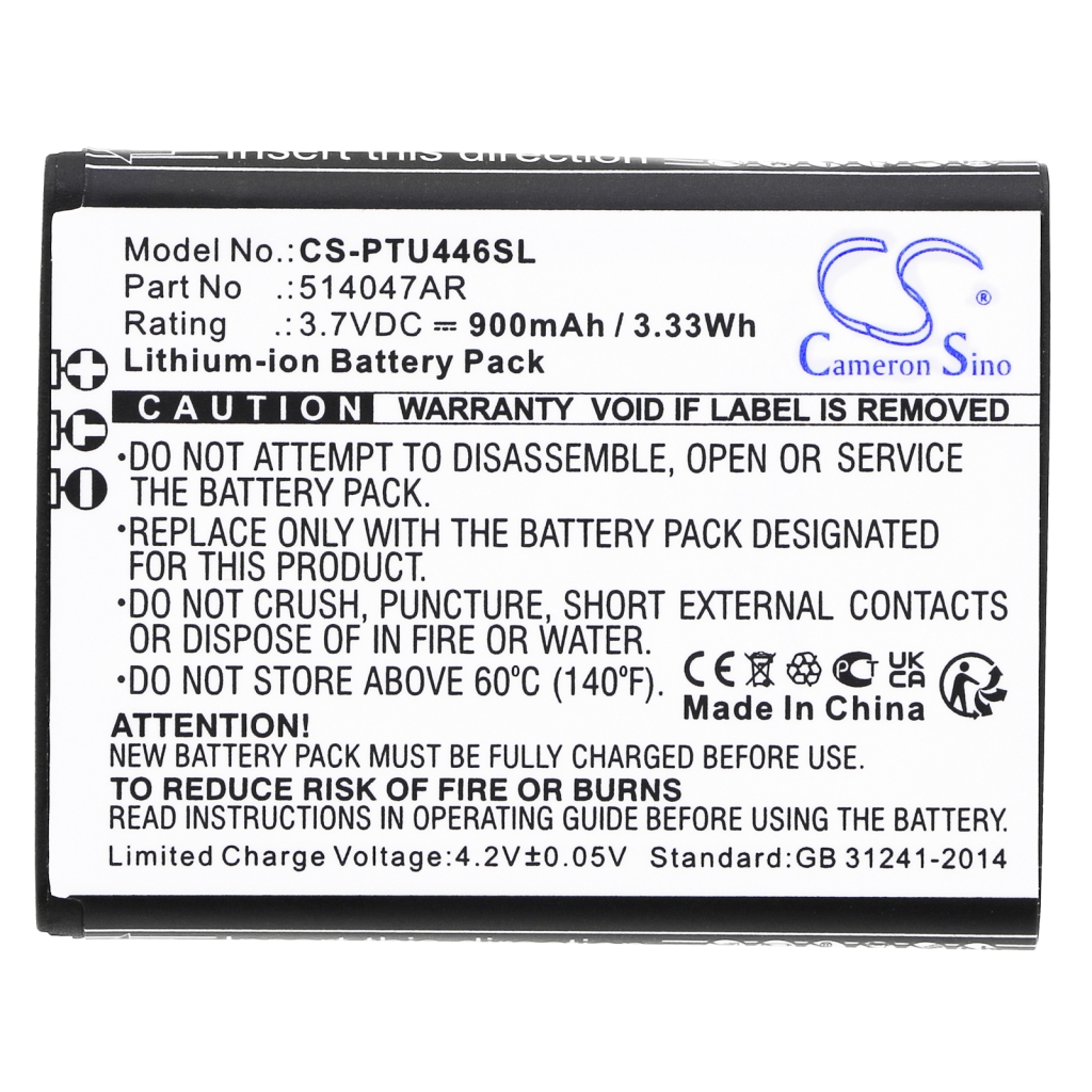 Batteria del telefono cellulare Panasonic CS-PTU446SL