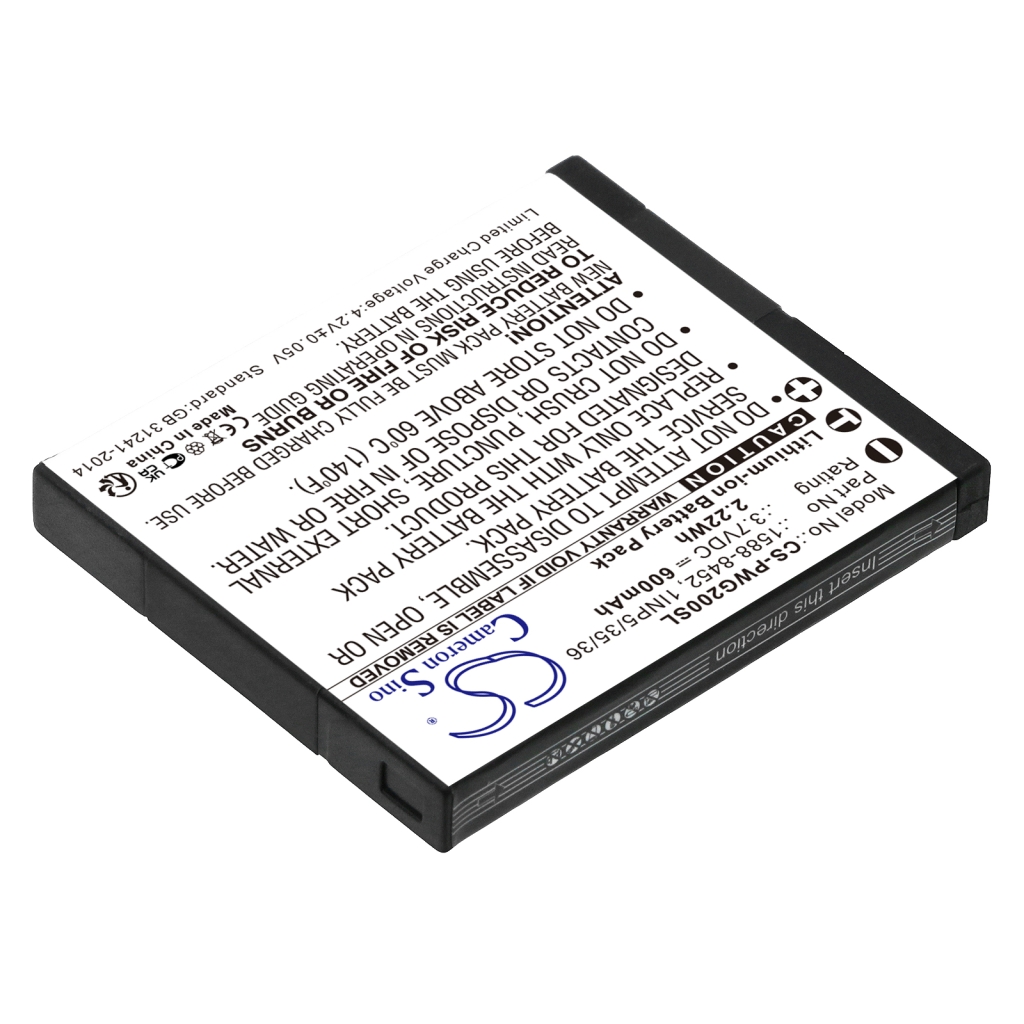 Sostituzione della batteria compatibile per Panasonic 1588-8452,1INP5/35/36