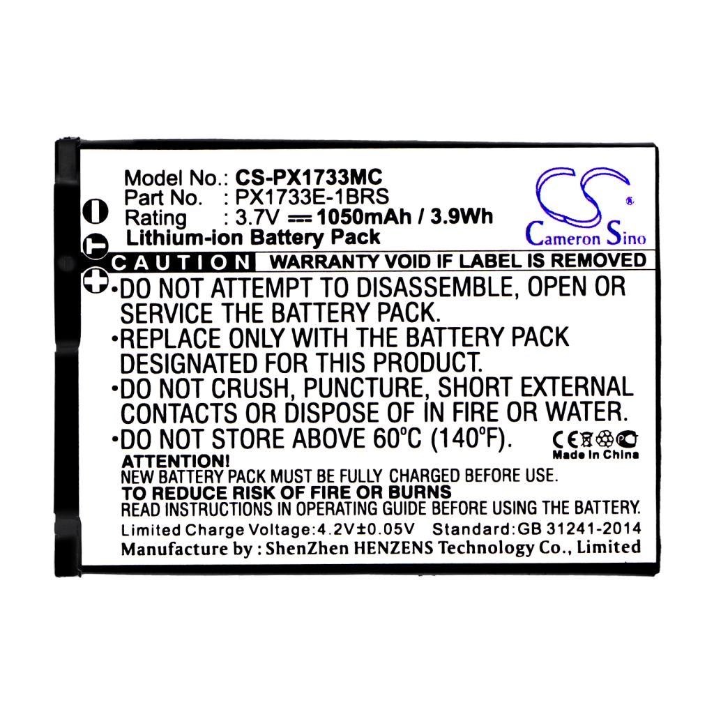 Batterie Sostituisce PX1733U