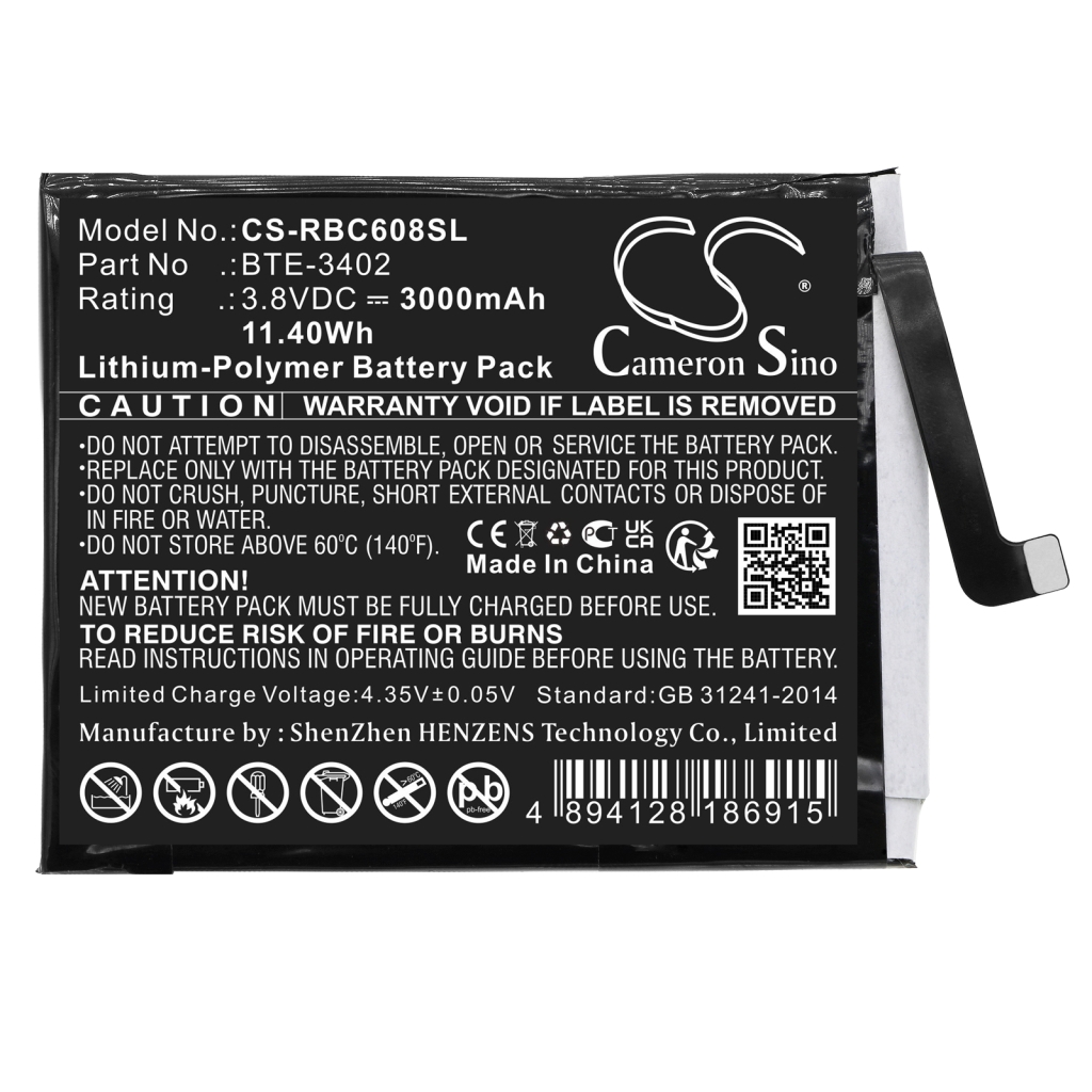 Batteria del telefono cellulare Orbic ORB608LBVZPP (CS-RBC608SL)