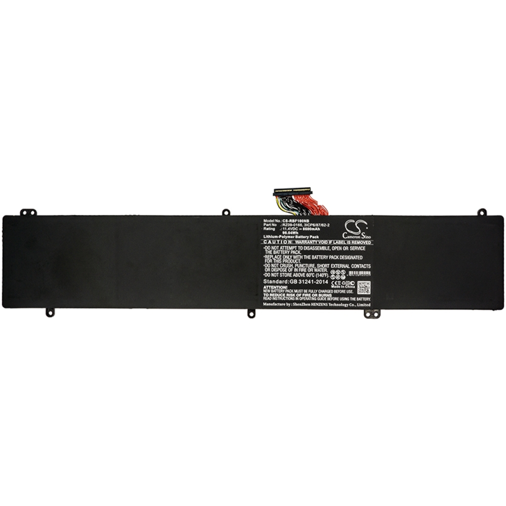 Batterie Sostituisce RZ09-0166