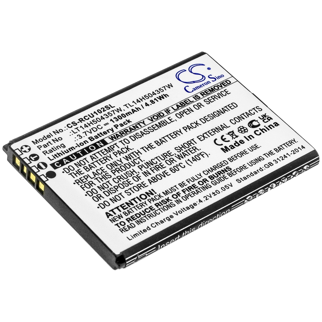 Sostituzione della batteria compatibile per Cricket LT14H504357W,TL14H504357W