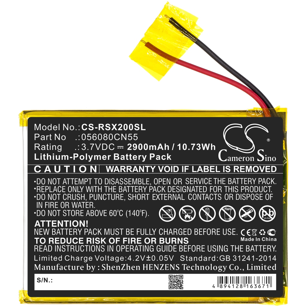 Batterie Sostituisce 056080CN55