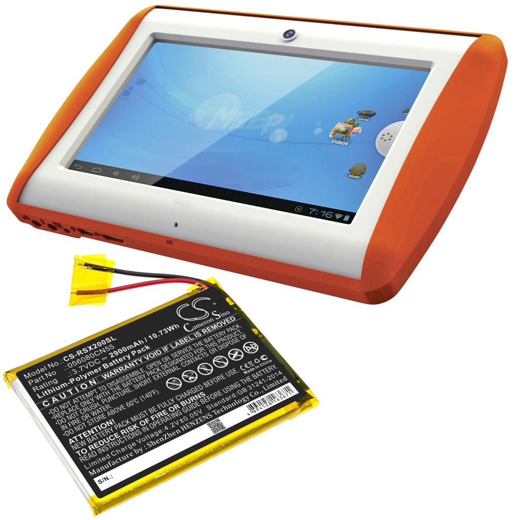 Tablet Battery Oregon scientific CS-RSX200SL