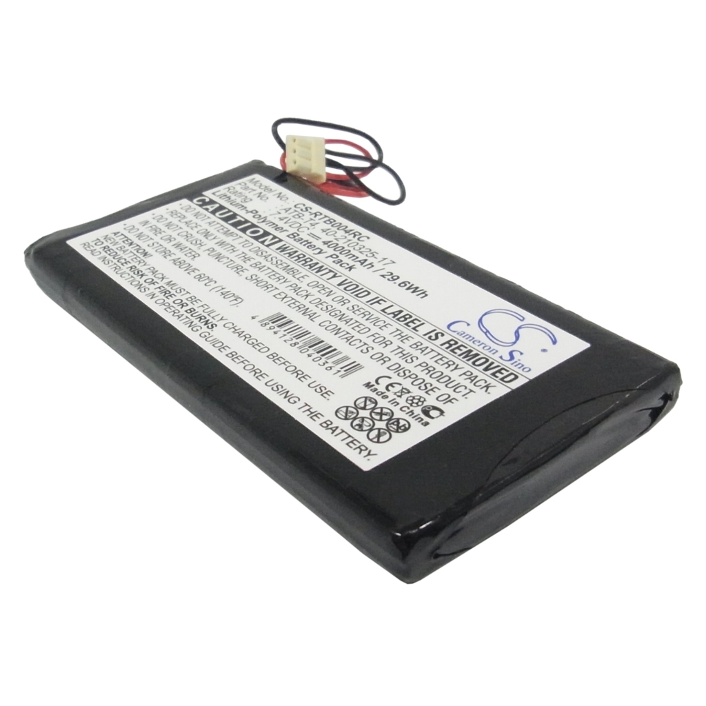 Batteria del telecomando RTI T4 Touch Panel (CS-RTB004RC)