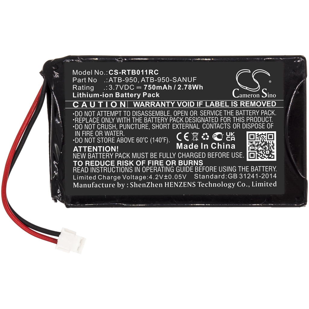 Batteria del telecomando RTI TheaterTouch (CS-RTB011RC)