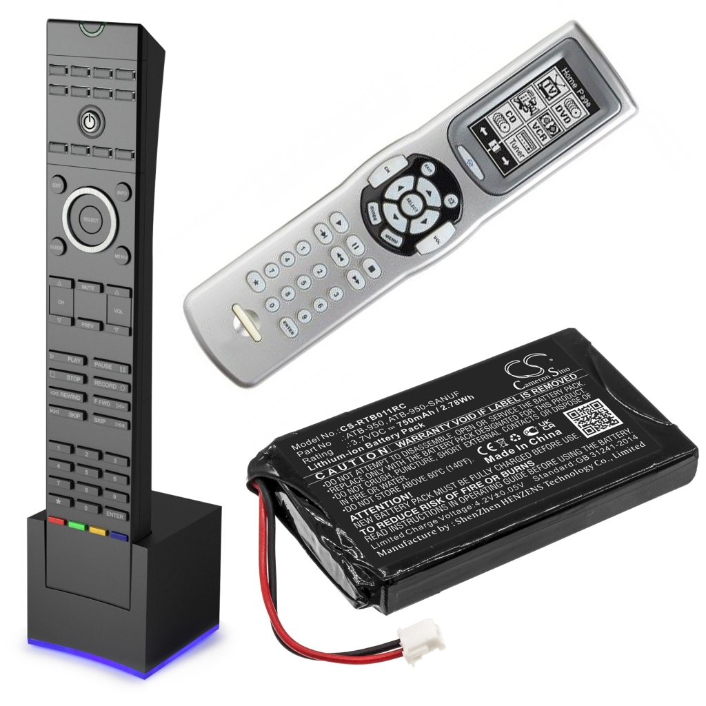 Remote Control Battery RTI T2