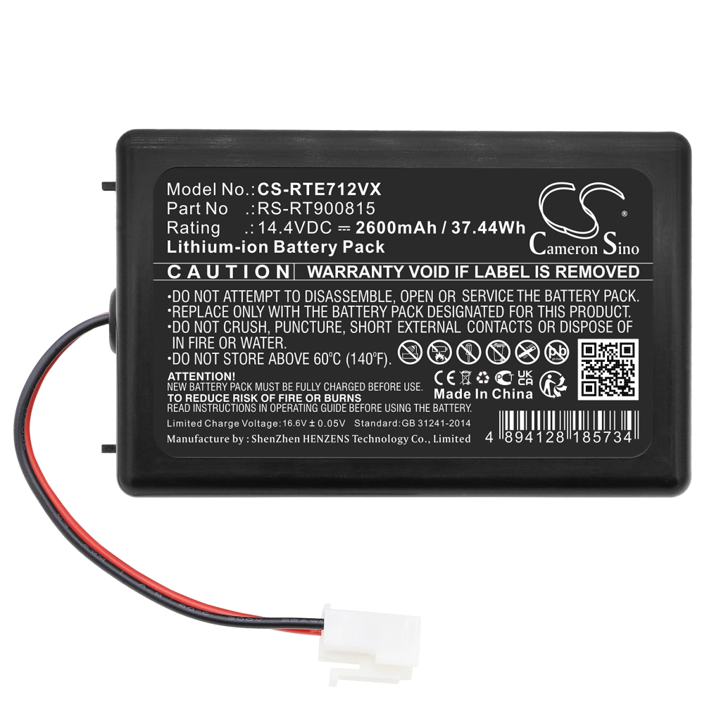 Sostituzione della batteria compatibile per Rowenta RS-RT900815