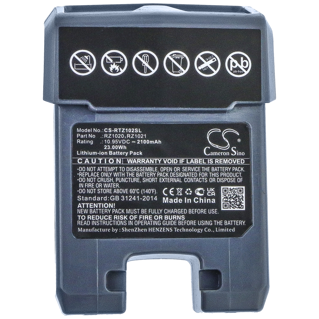 Batterie Sostituisce RZ1021