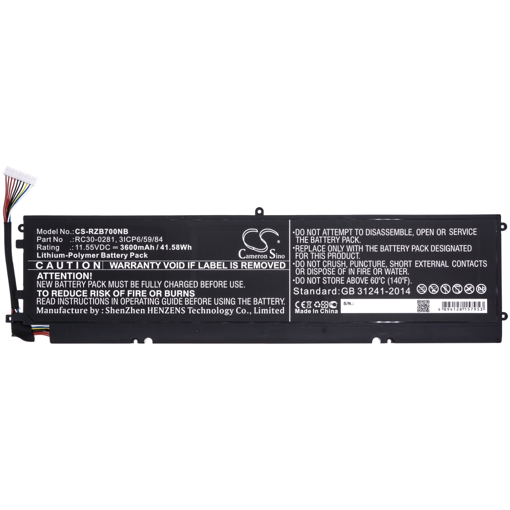 Batterie Sostituisce RC30-0281