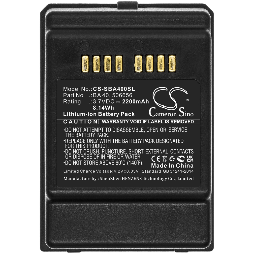 Sostituzione della batteria compatibile per Sennheiser 506656,BA 40