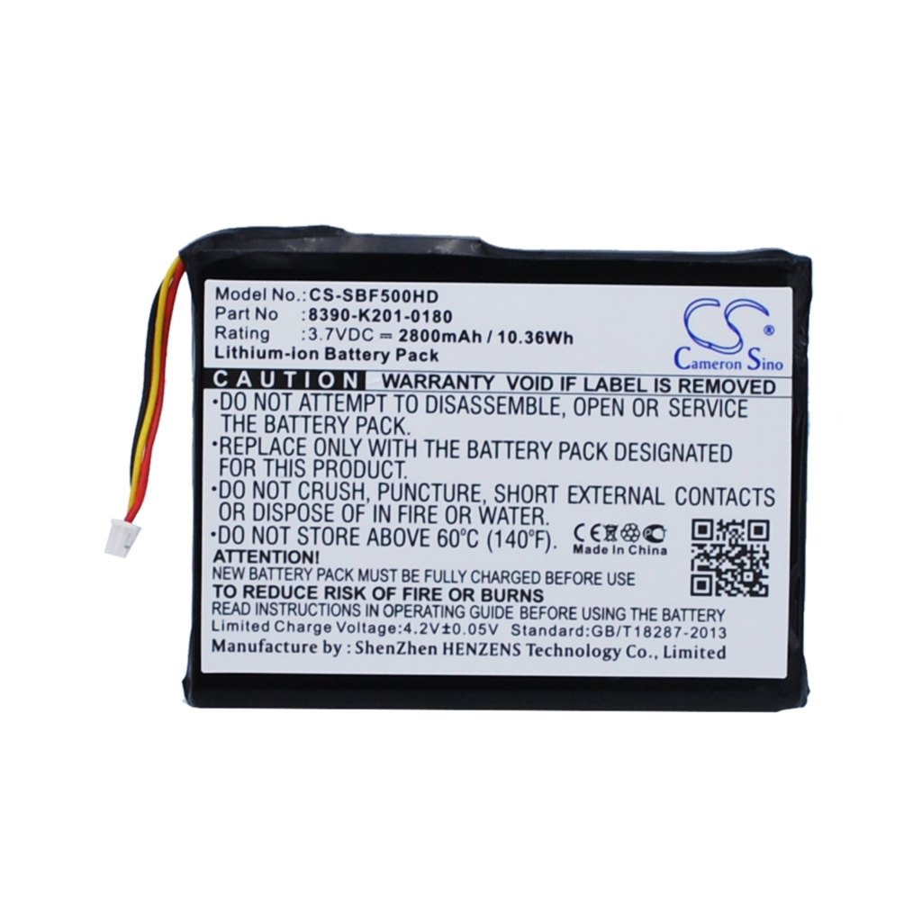 Batterie Sostituisce 8390-K201-0180