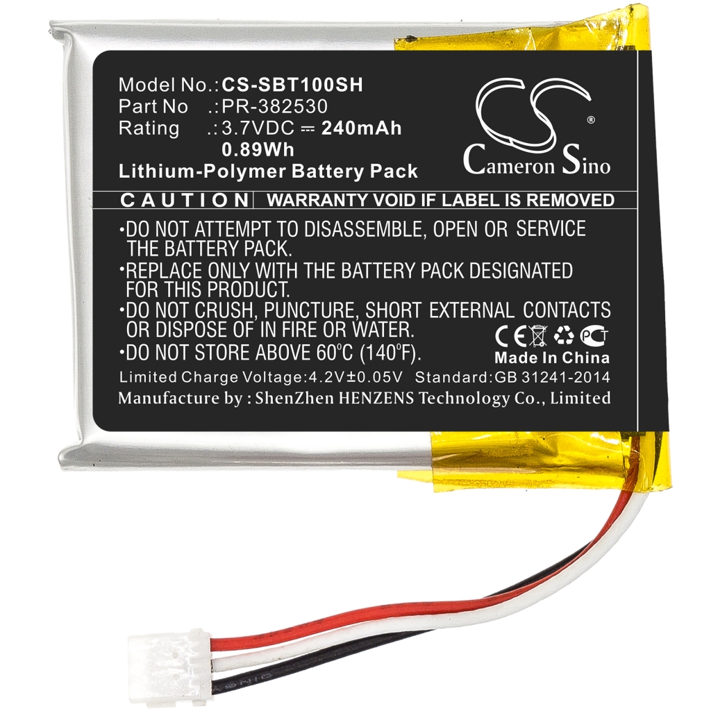 Batterie Sostituisce PR-382530