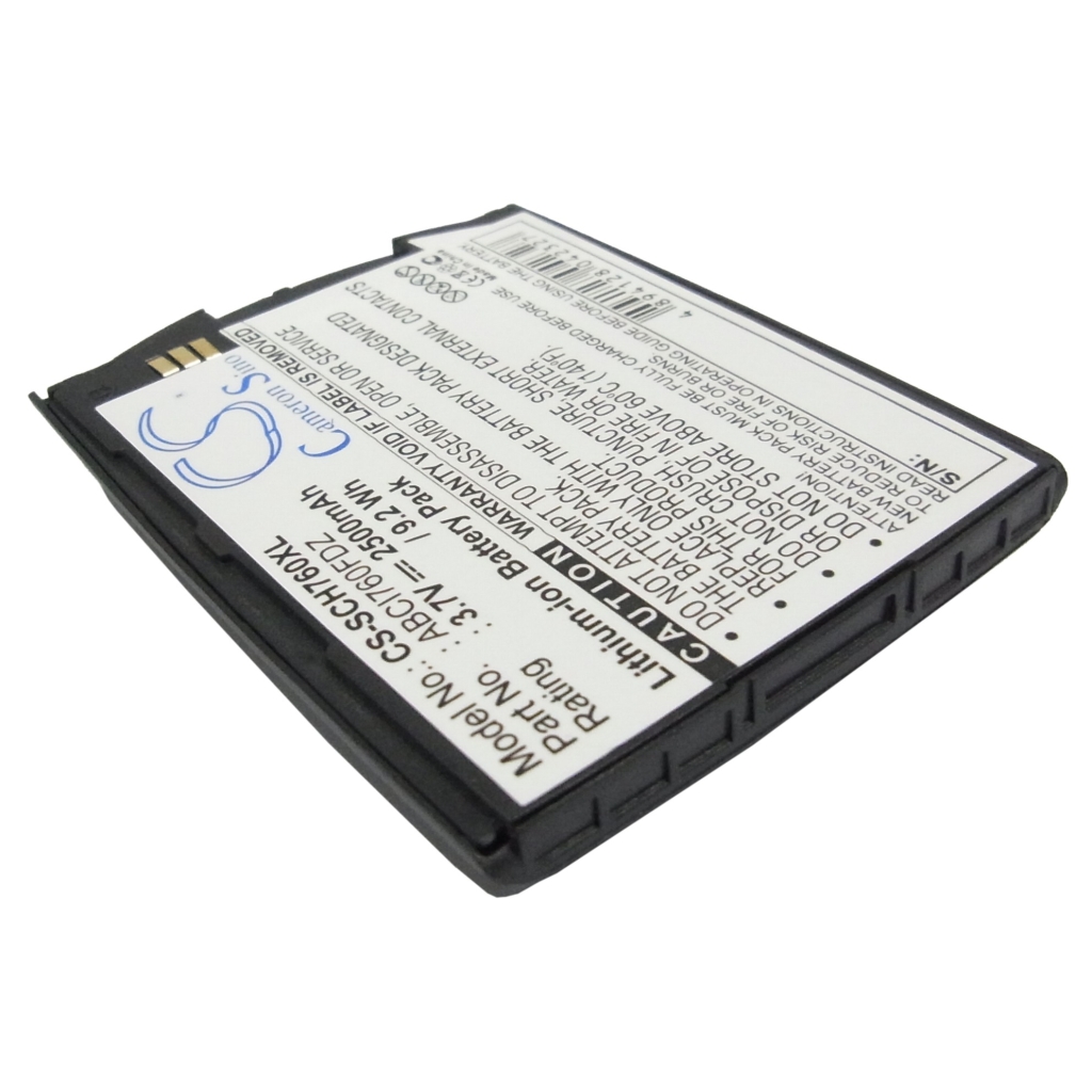 Batteria del telefono cellulare Samsung CS-SCH760XL