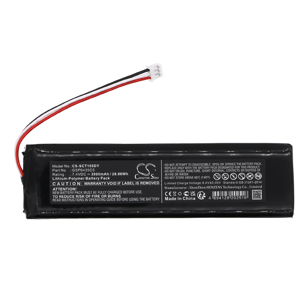 Batterie Sostituisce GSP6435C5