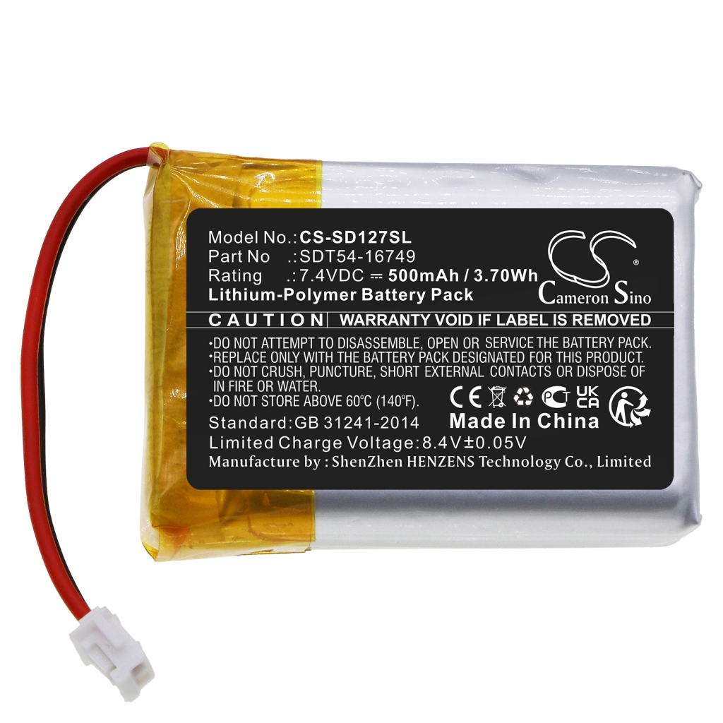 Sostituzione della batteria compatibile per SportDog SDT54-16749