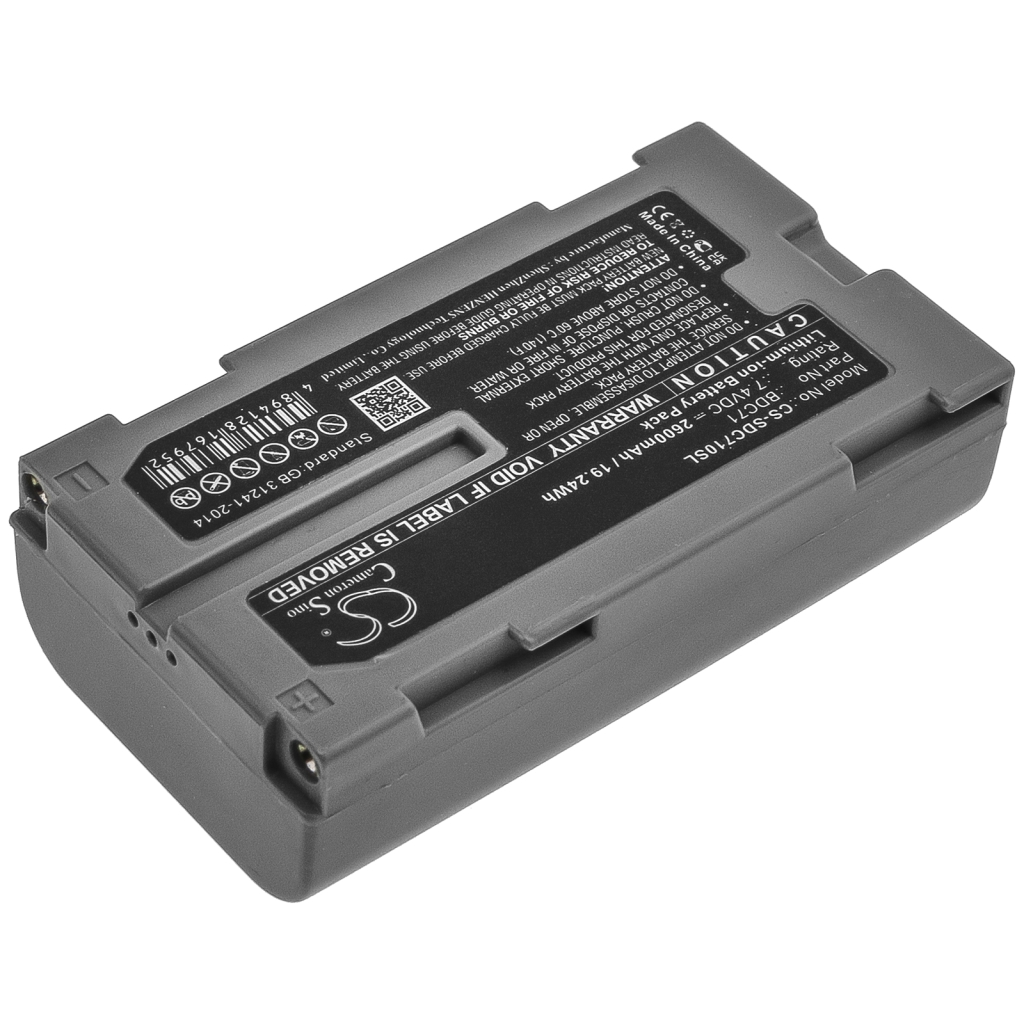 Sostituzione della batteria compatibile per Topcon BDC71