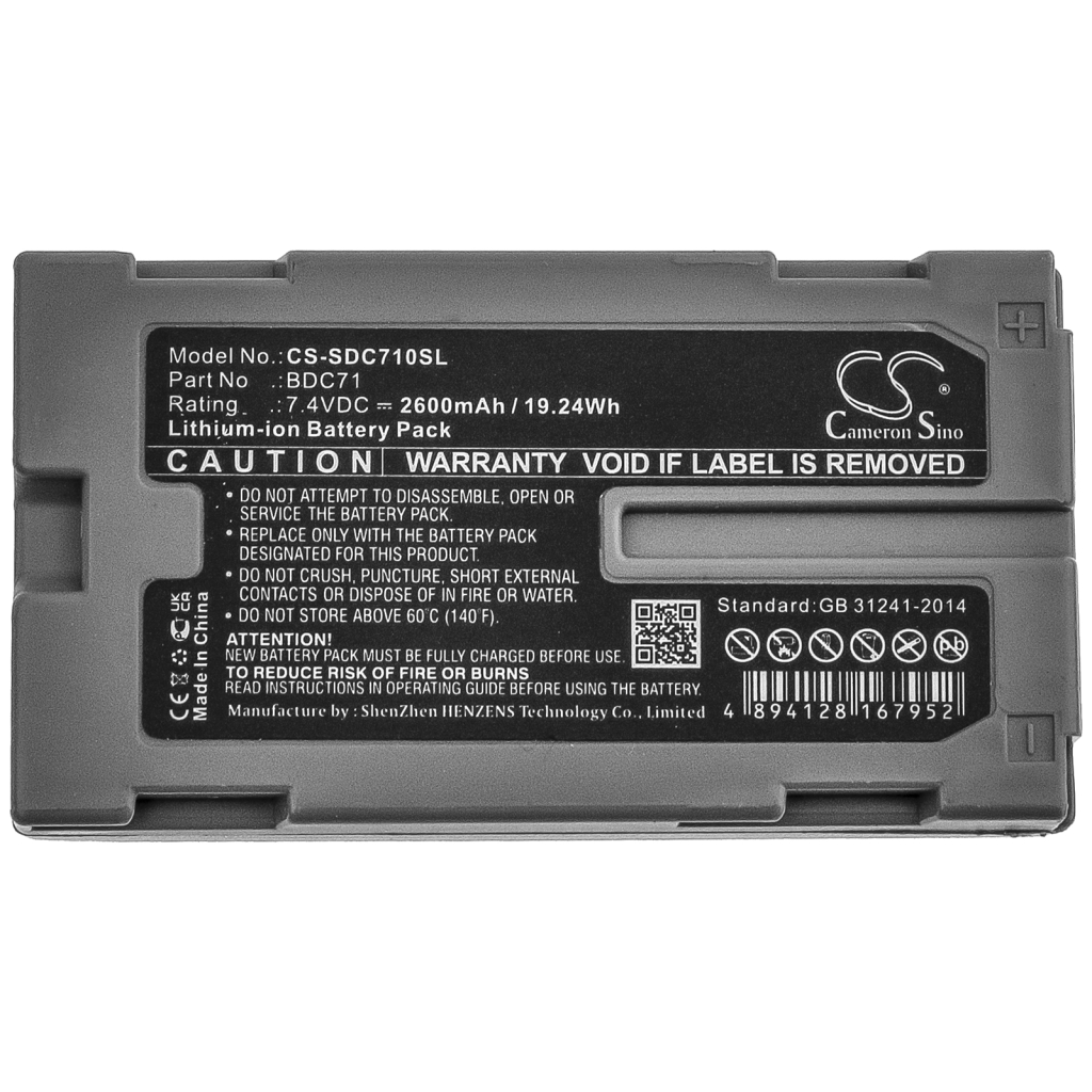 Batterie Sostituisce BDC71