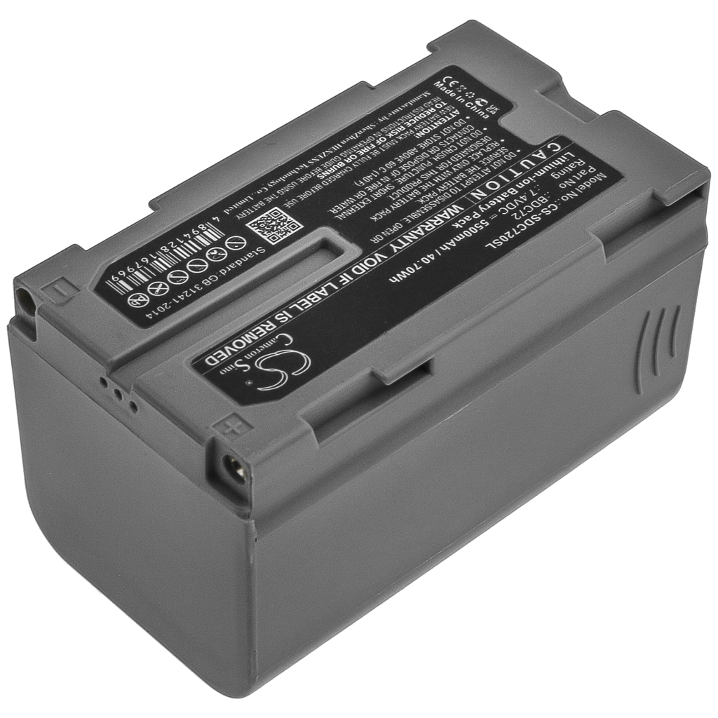 Sostituzione della batteria compatibile per Topcon BDC72