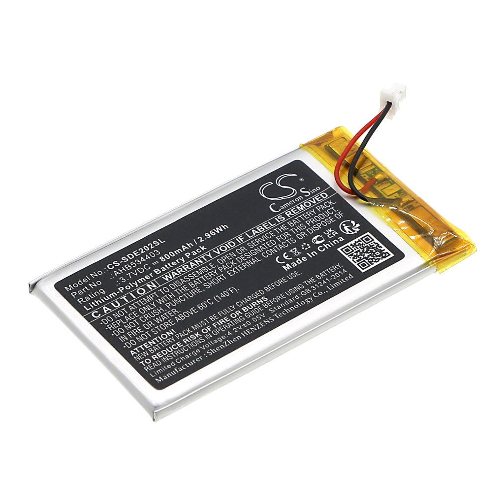 Batterie Audio device batteries CS-SDE202SL