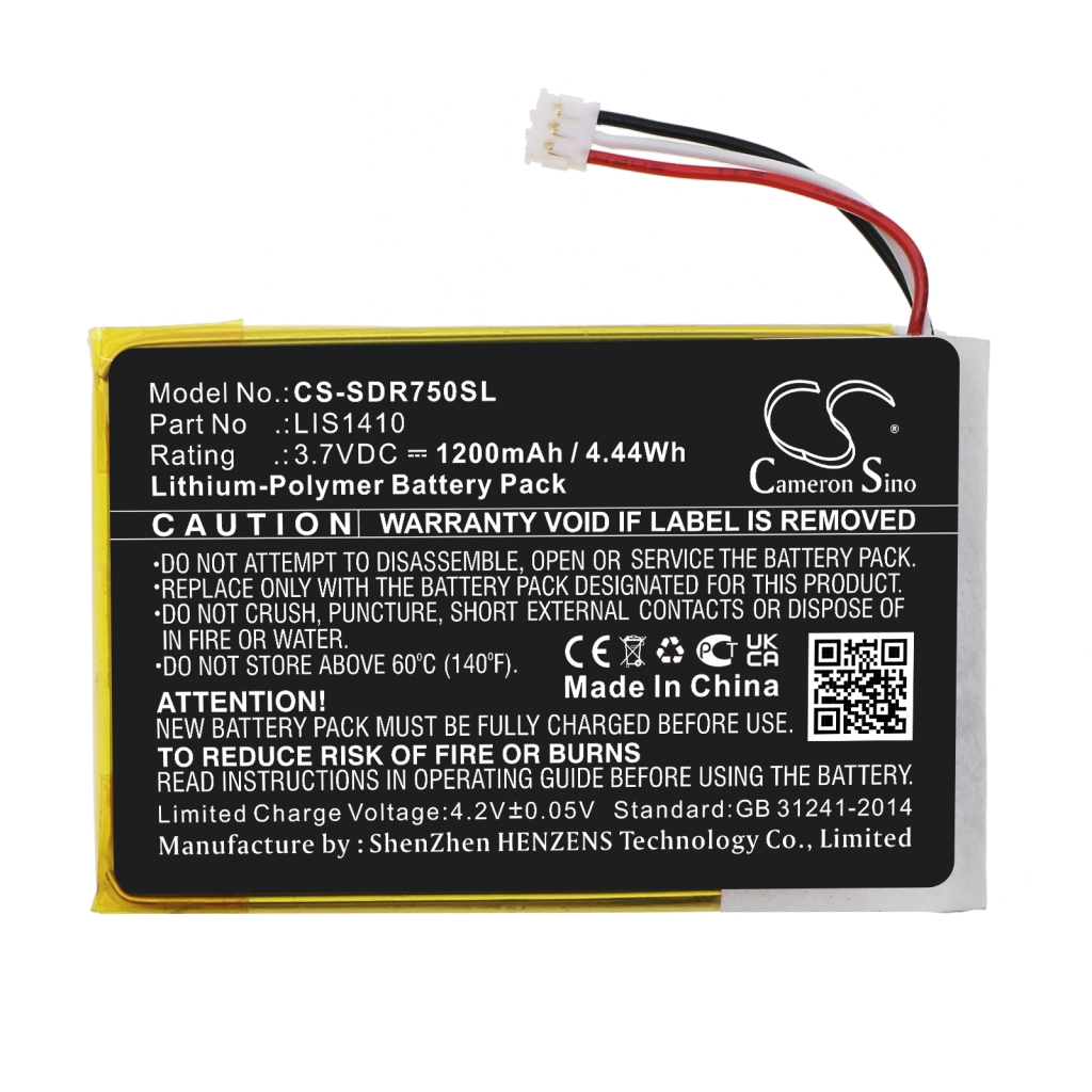 Batteria senza fili dell'auricolare Sony CS-SDR750SL