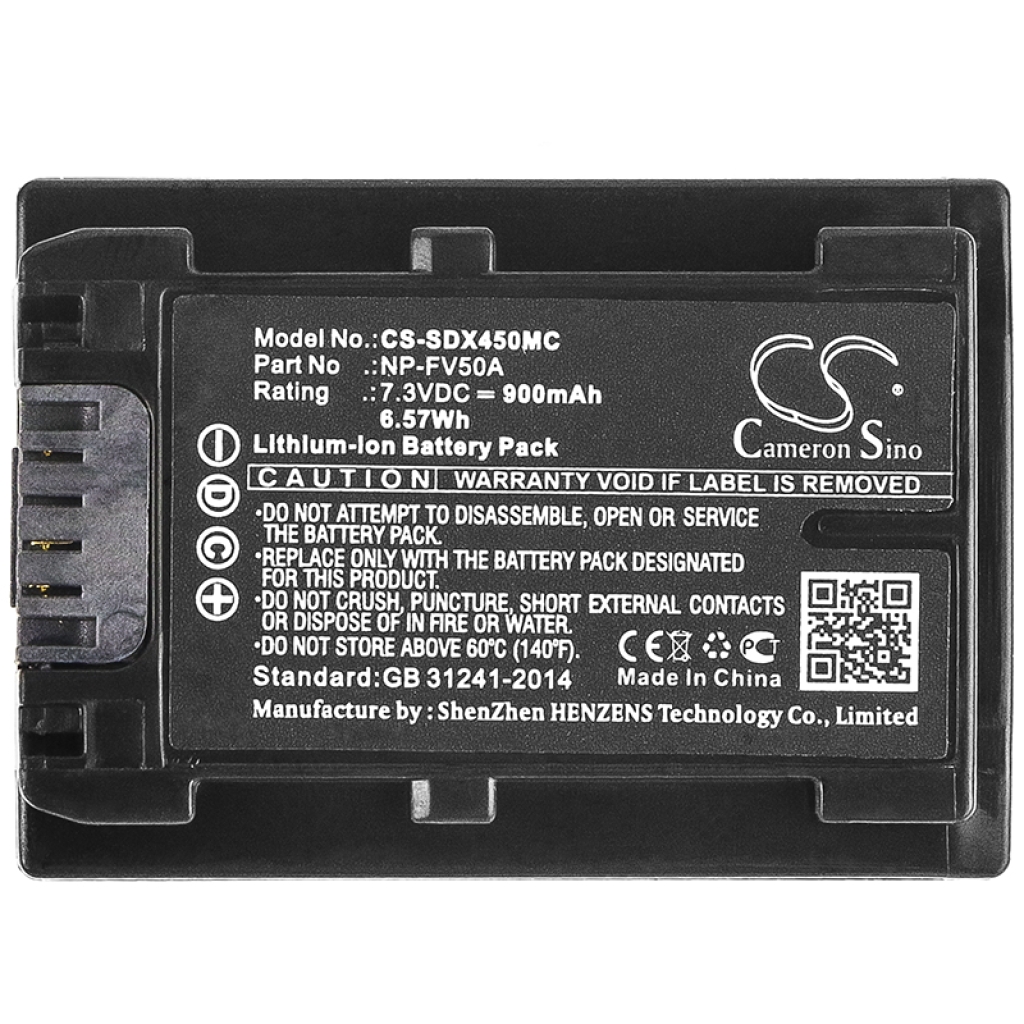 Batteria della fotocamera Sony HDR-PJ620