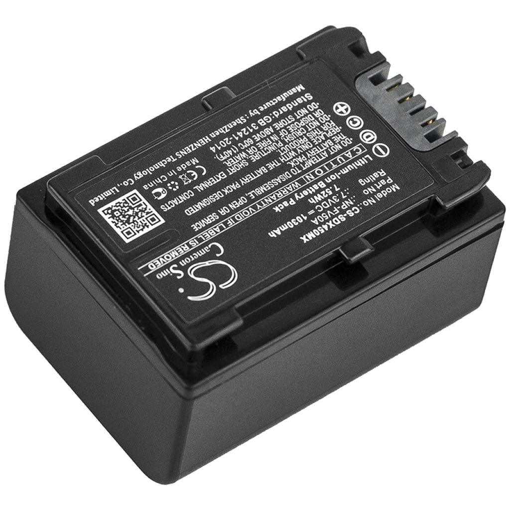 Sostituzione della batteria compatibile per Sony NP-FV50A