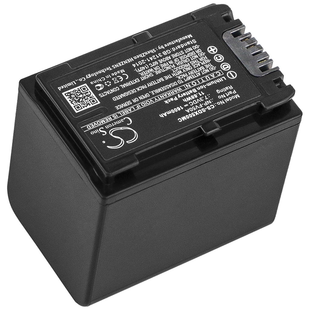 Sostituzione della batteria compatibile per Sony NP-FV50A