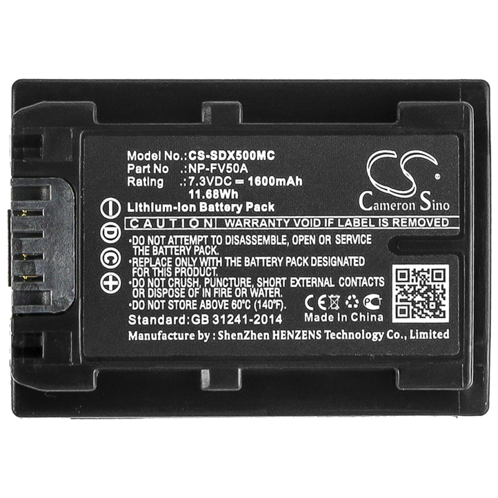 Camera Battery Sony FDR-AX40