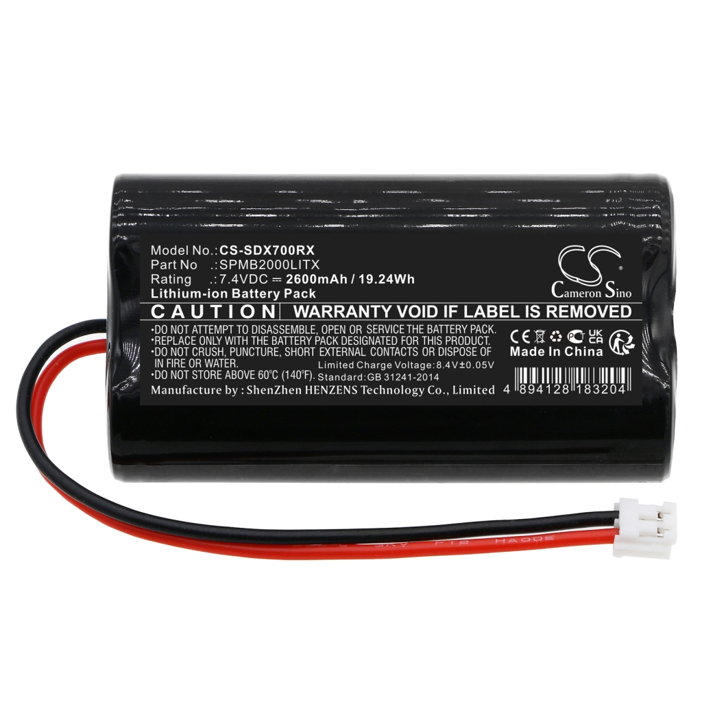 Batterie Sostituisce SPMB2000LITX