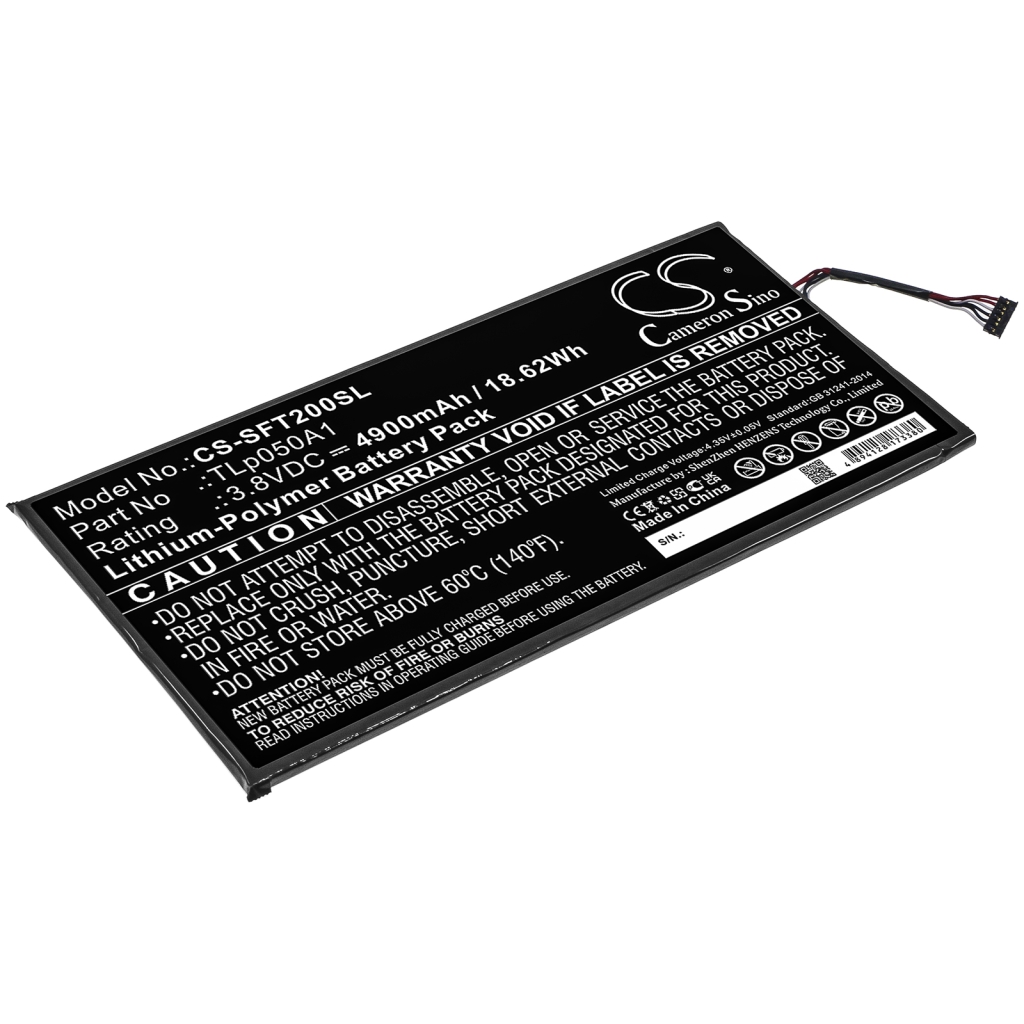 Sostituzione della batteria compatibile per Idemia TLP050A1