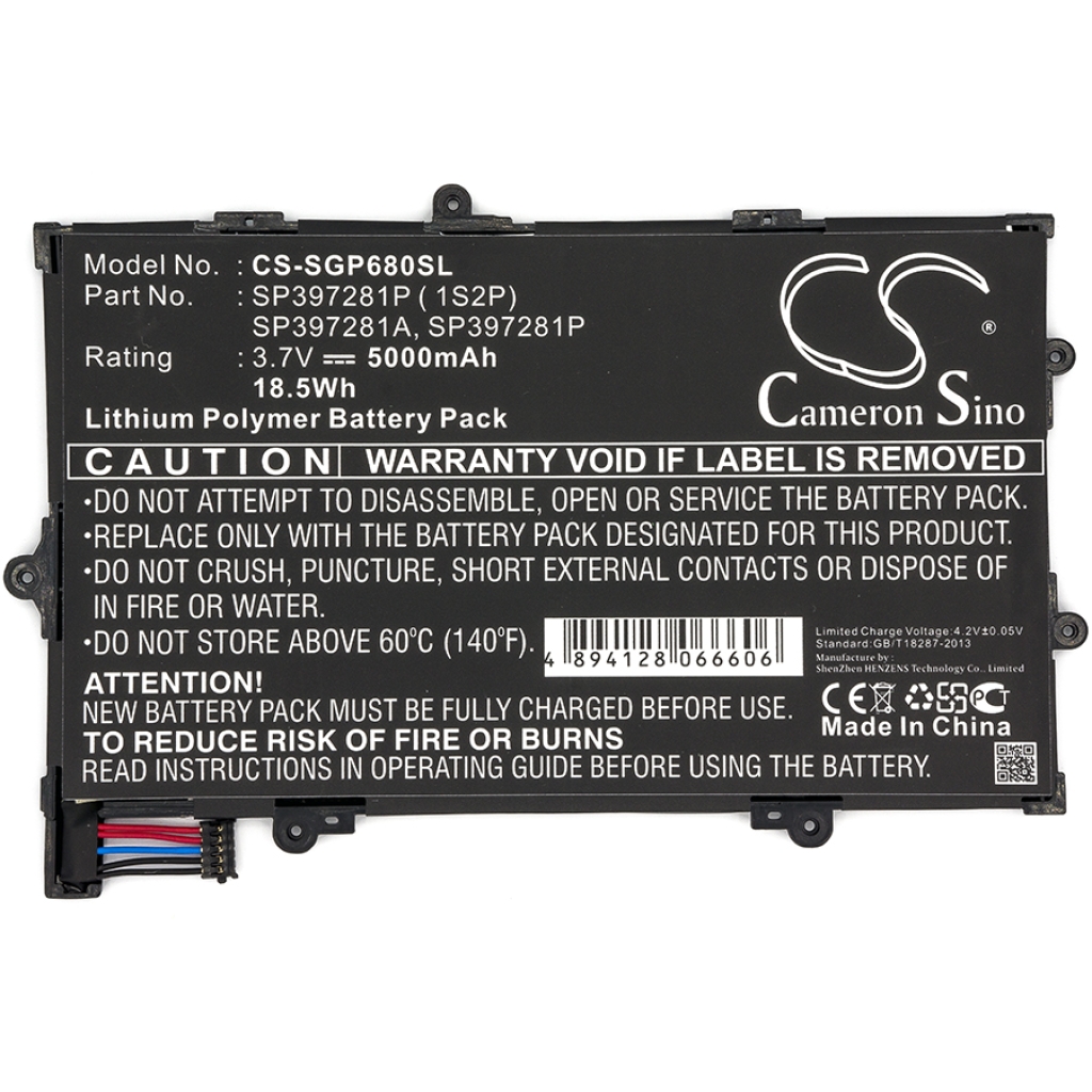 Battery Replaces SP397281P