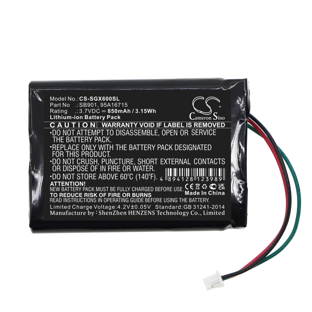 Sostituzione della batteria compatibile per Shure 95A16715,SB901,SB901A