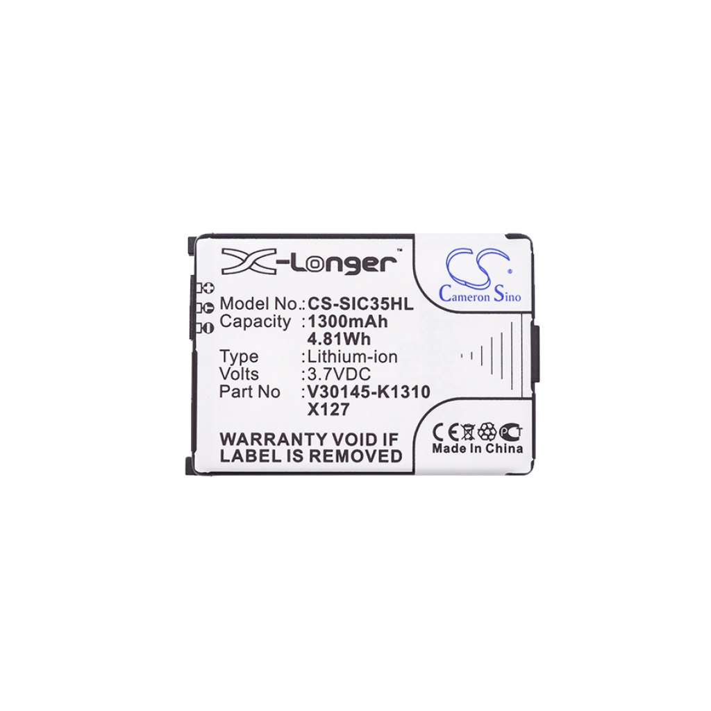 Batteria del telefono cellulare Siemens CS-SIC35HL