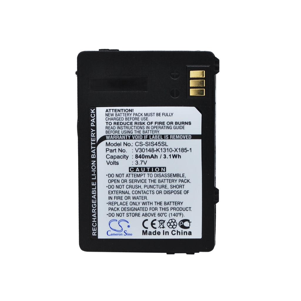 Batteria del telefono cellulare Siemens M45 (CS-SIS45SL)