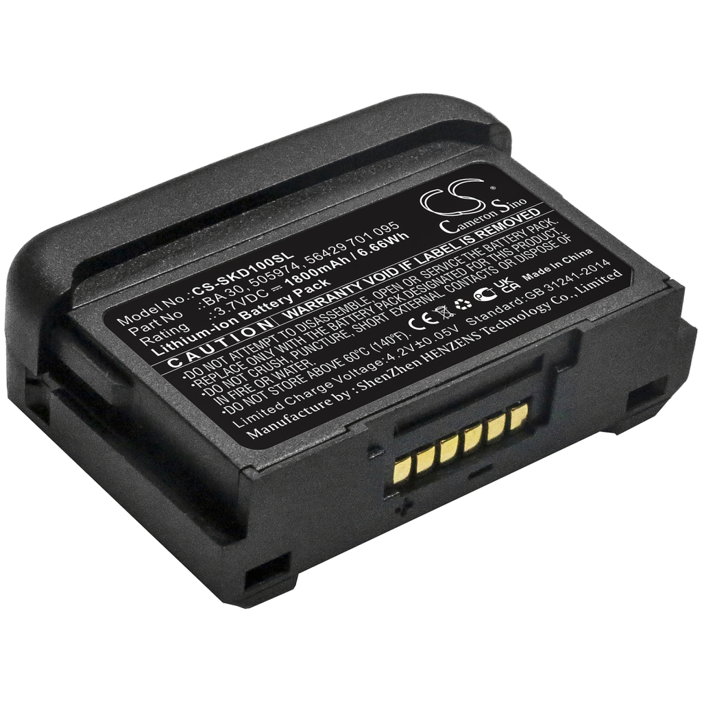 Sostituzione della batteria compatibile per Sennheiser 505974,56429 701 095,BA 30