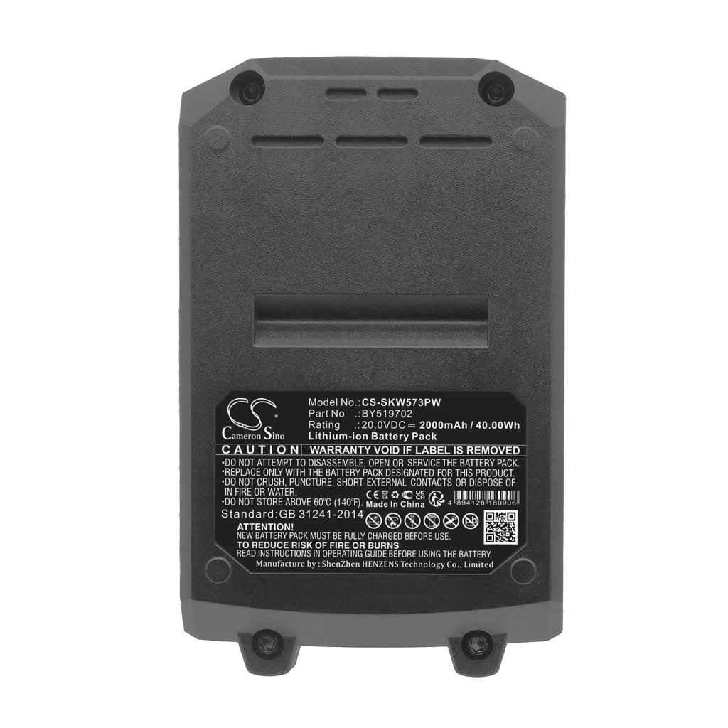 Sostituzione della batteria compatibile per Skil BR1E3104AA,BY519702