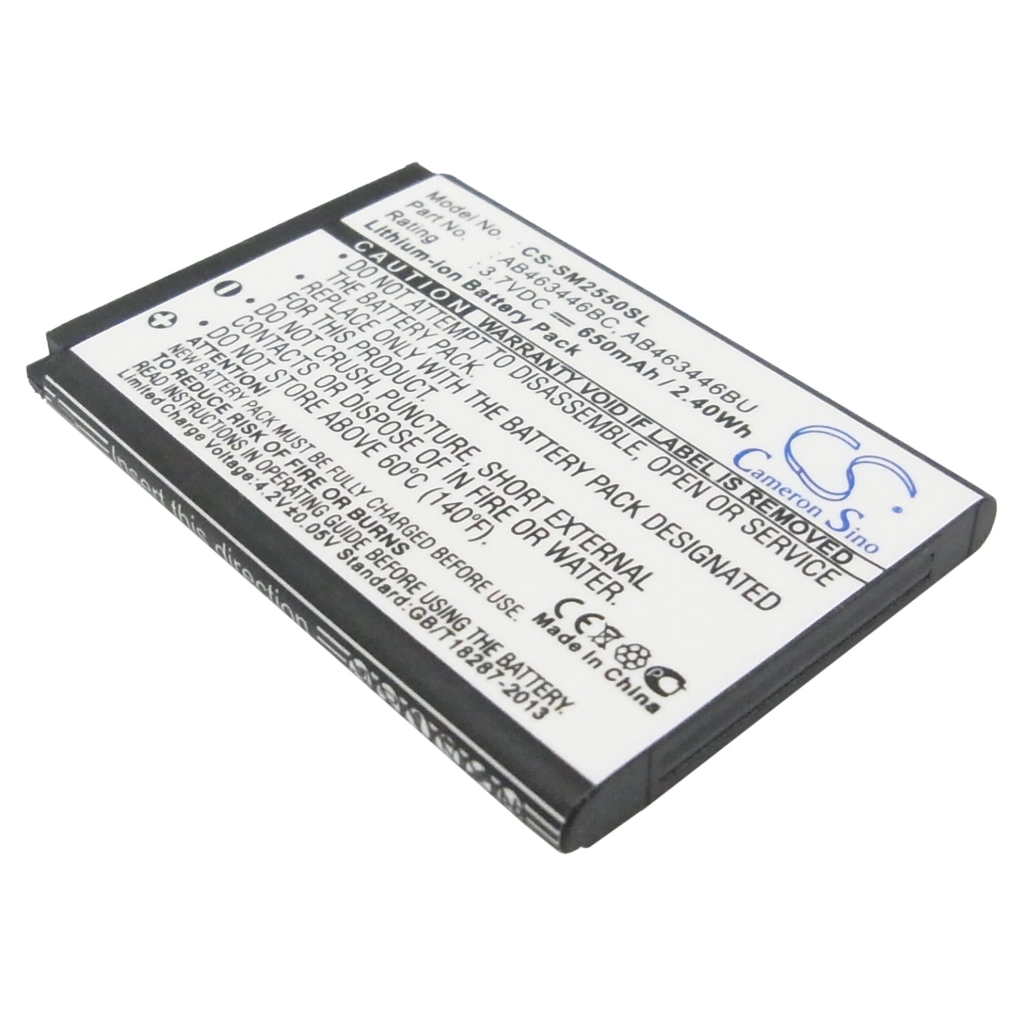 Batteria del telefono cellulare Samsung CS-SM2550SL